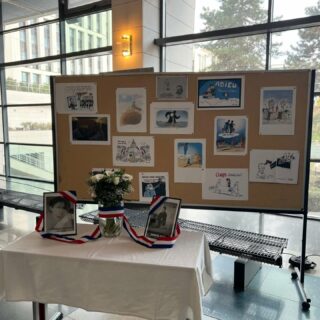 Notre traditionnel hommage à Samuel Paty et Dominique Bernard. Pour ne pas oublier. Merci à l’ensemble de la communauté éducative d’avoir préparer ce moment si particulier et d’y avoir participé.