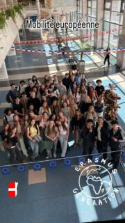 C’est au tour des lycéens danois de venir retrouver avec joie  leurs amis français dans le cadre de leur mobilité erasmus .