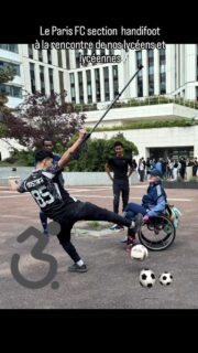 Les élèves de 2nde ont  rencontré Kamel Saouchi l’ entraîneur du Paris FC Handifoot accompagné de trois para athlètes : Guy et Michael joueurs du Paris FC et Laurence triple championne de France, championne d’Europe et vice championne du monde de parachute. A travers leur parcours de vie, ils ont transmis bien plus que du sport : des leçons de courage, de détermination et de résilience. Malgré leur handicap,  ils sont champions et surtout porteurs de valeurs fortes qui rappellent que rien n'est impossible avec de la volonté. Merci à eux pour ce moment fort qui restera gravé.
#handisport #fcparis #academieversailles