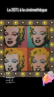 A l'occasion du 100e anniversaire de Marilyn Monroe les 2gt1 à la cinémathèque française pour découvrir ou re-découvrir une figure mythique du cinéma . 📽#academieversailles #cinephile #eac #cinema