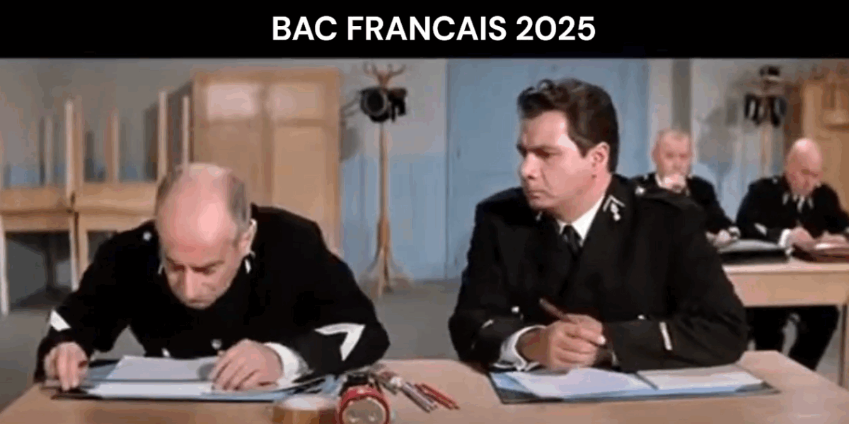 BAC 2025 : Français 1ère GT