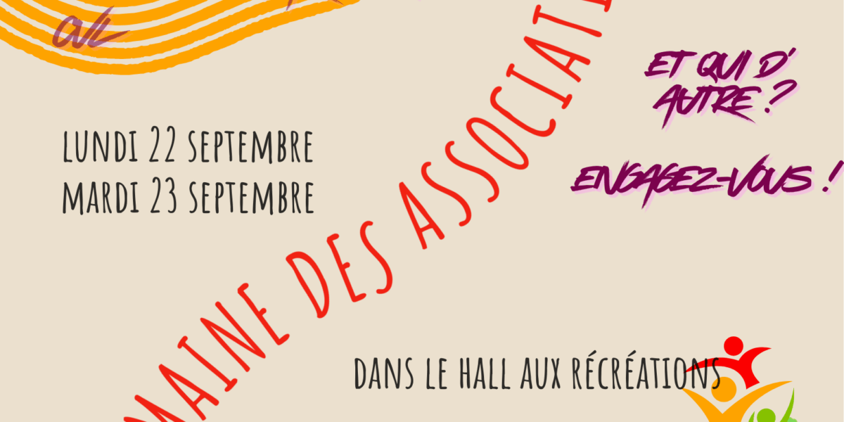 Semaine des associations : UNE GRAND MERCI A L’ÉQUIPE EDUCATIVE ET A TOUS NOS PARTENAIRES !