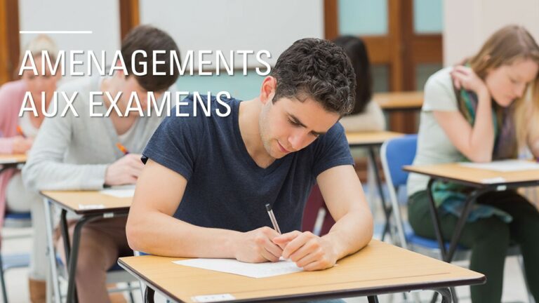 AMENAGEMENTS AUX EXAMENS