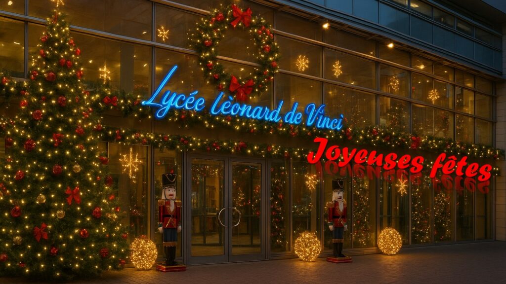 Dernière semaine 2025 au lycée … Concert et marché de Noël