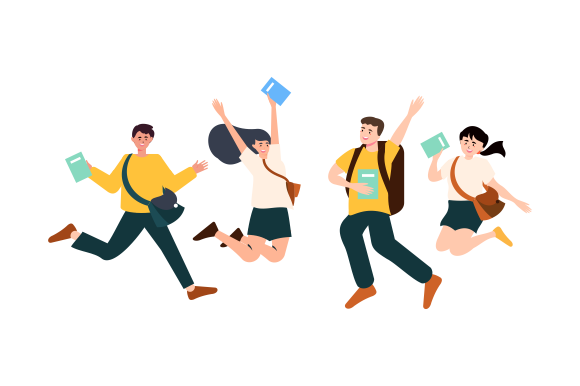 Happy-students-jumping-illustration-Graphics-30297040-1-1-580x386